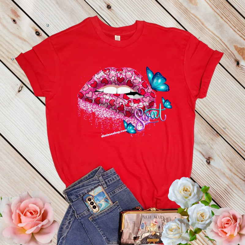 DENISSE BOUTIQUE BLUSA DE DAMA SWEET LIPS PL044