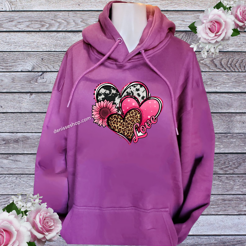 DENISSE BOUTIQUE HOODIE SWEATSHIRT LOVE 🥰 SH020