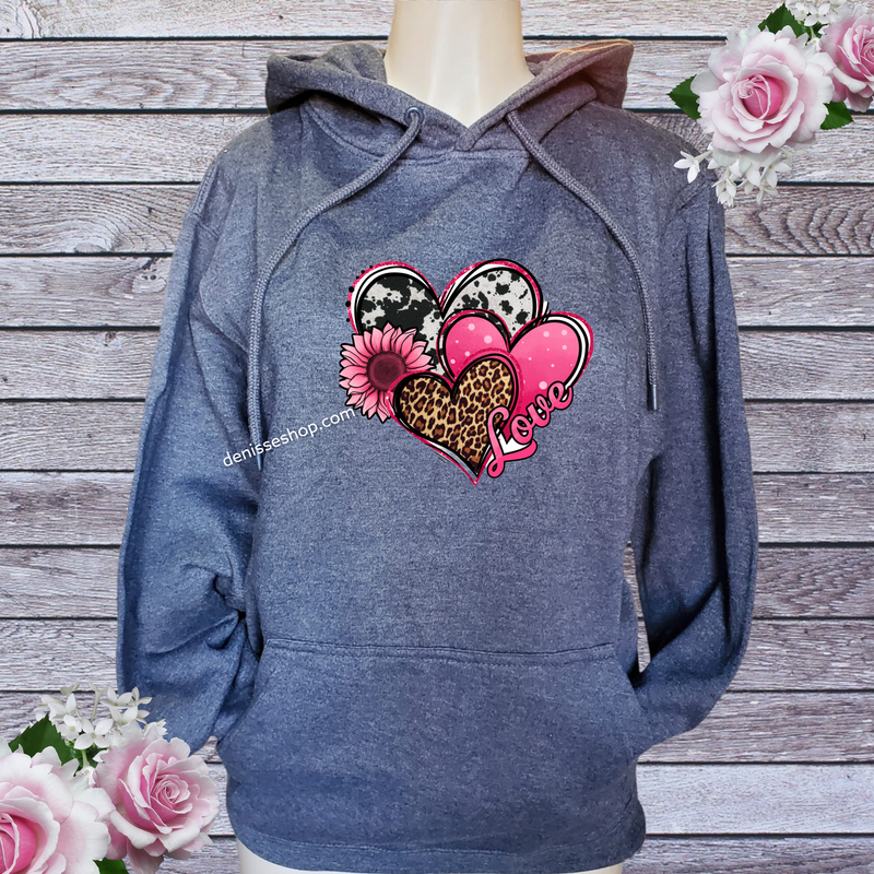 DENISSE BOUTIQUE HOODIE SWEATSHIRT LOVE 🥰 SH020