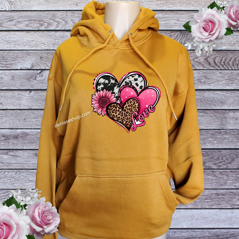 DENISSE BOUTIQUE HOODIE SWEATSHIRT LOVE 🥰 SH020