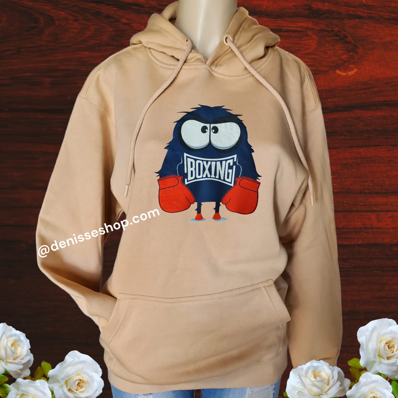 DENISSE BOUTIQUE HOODIE BOXING IN RED SH050