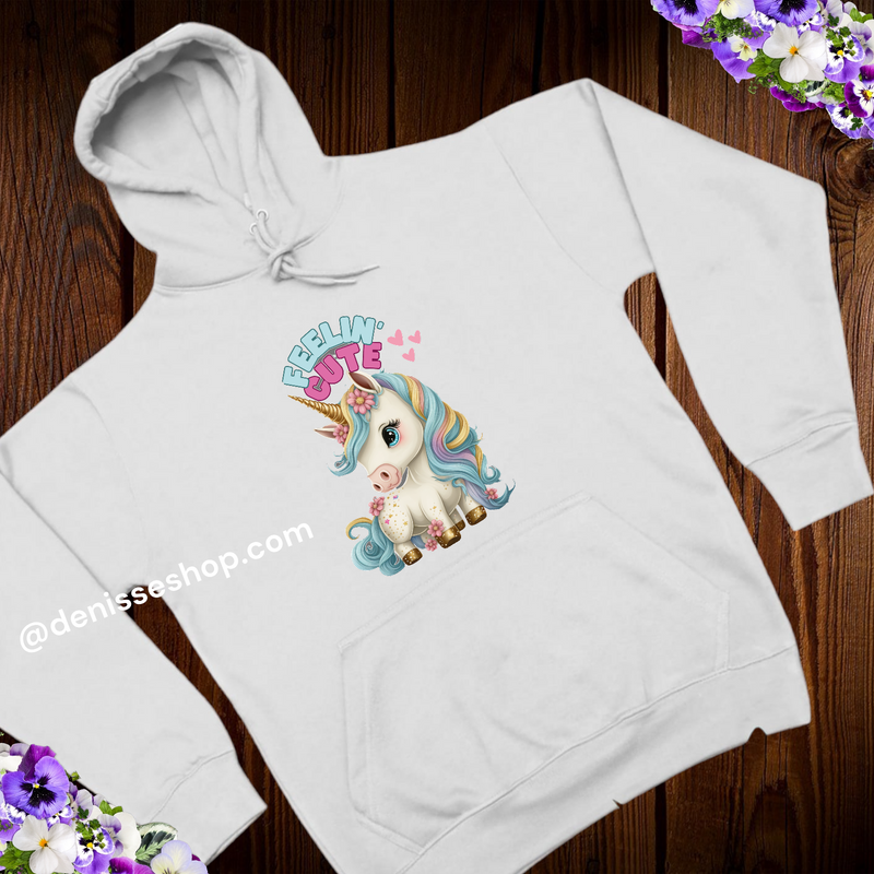 DENISSE BOUTIQUE HOODIE SWEATSHIRT UNICORN