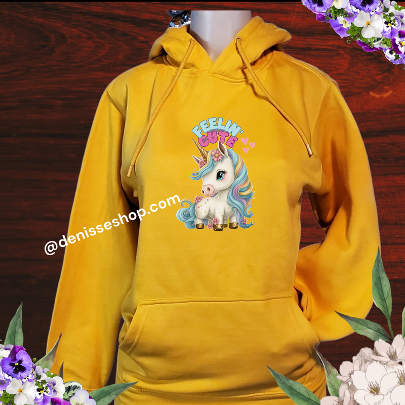 DENISSE BOUTIQUE HOODIE SWEATSHIRT UNICORN