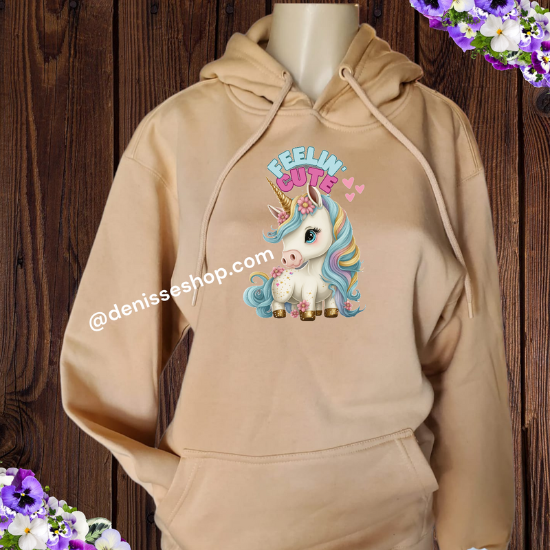 DENISSE BOUTIQUE HOODIE SWEATSHIRT UNICORN