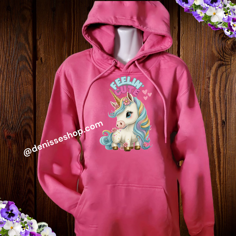 DENISSE BOUTIQUE HOODIE SWEATSHIRT UNICORN