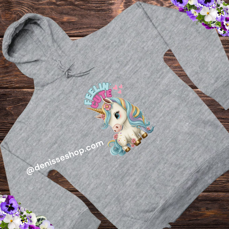 DENISSE BOUTIQUE HOODIE SWEATSHIRT UNICORN