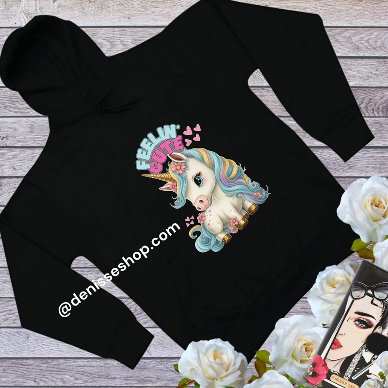 DENISSE BOUTIQUE HOODIE SWEATSHIRT UNICORN