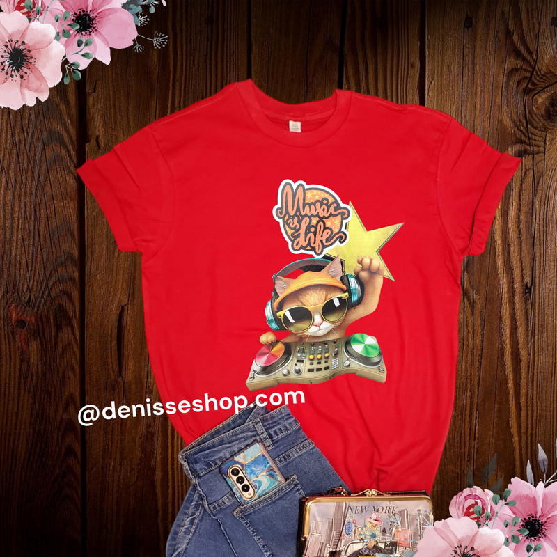 DENISSE BOUTIQUE BLUSA DE DAMA MUSIC IS LIFE PL057