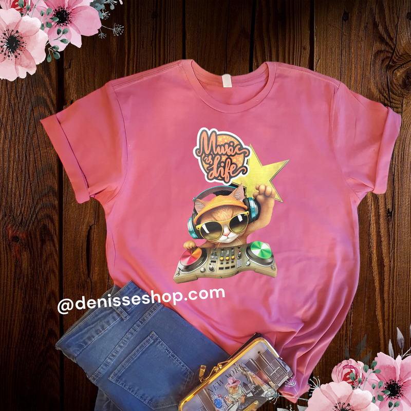 DENISSE BOUTIQUE BLUSA DE DAMA MUSIC IS LIFE PL057