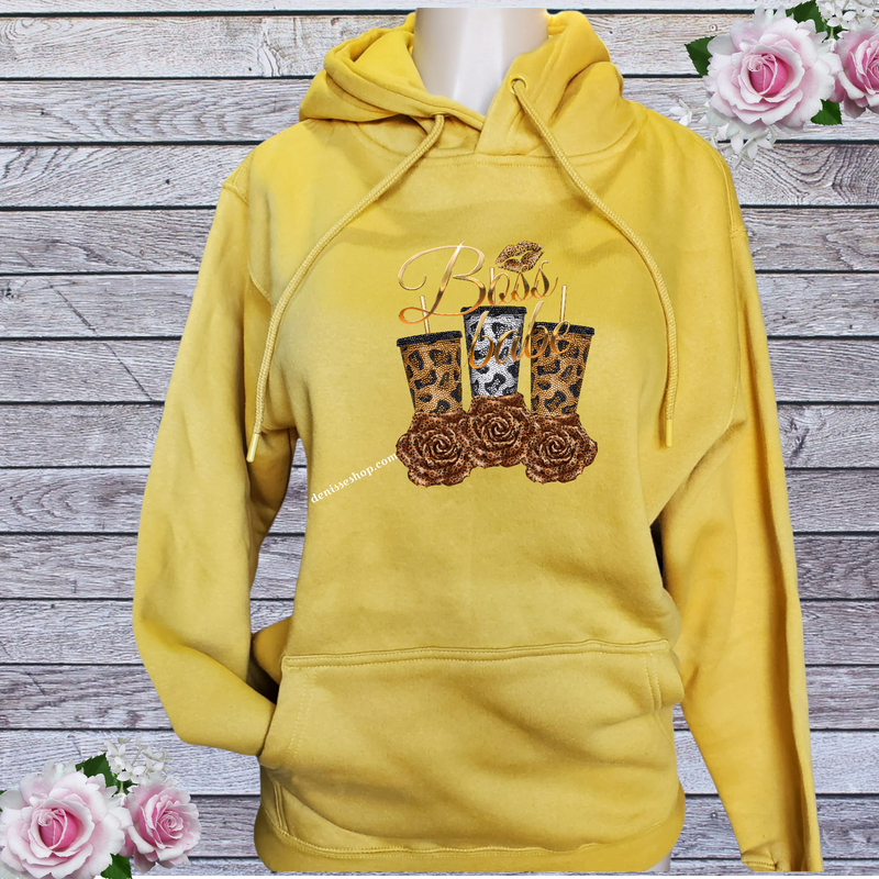 DENISSE BOUTIQUE HOODIE SWEATSHIRT BOSS BABE SH016