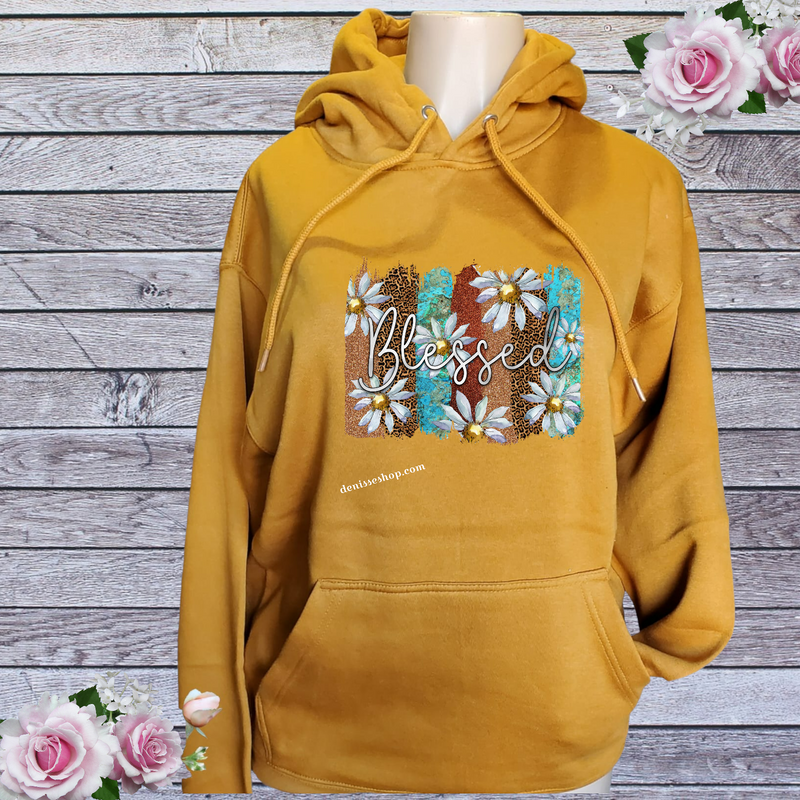 DENISSE BOUTIQUE HOODIE SWEATSHIRT BLESSED SH021