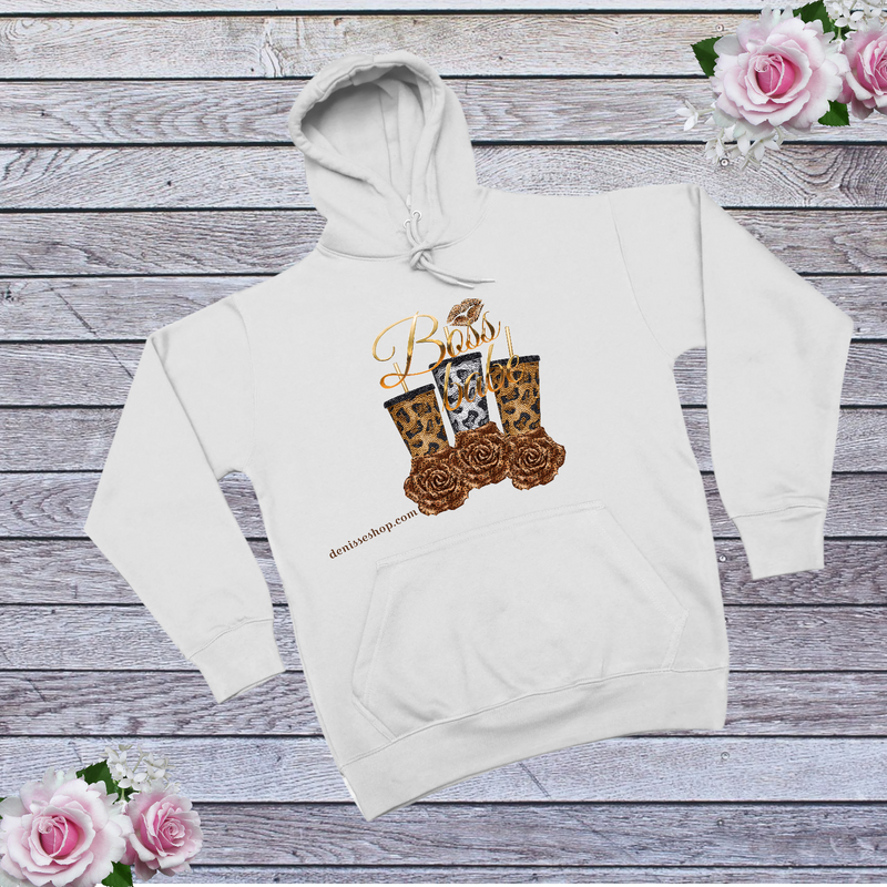 DENISSE BOUTIQUE HOODIE SWEATSHIRT BOSS BABE SH016