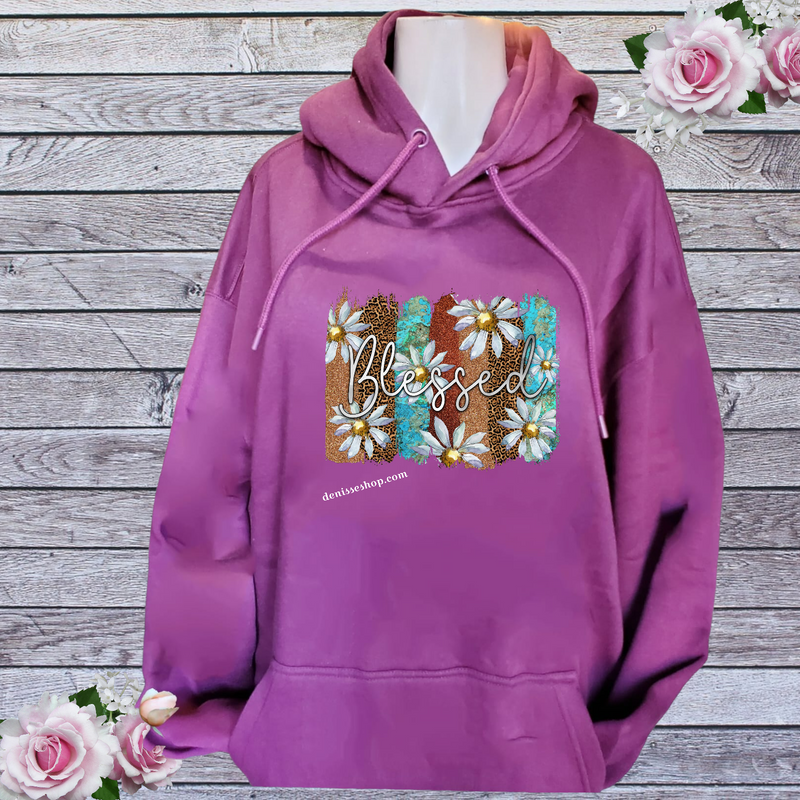 DENISSE BOUTIQUE HOODIE SWEATSHIRT BLESSED SH021